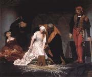 Jean Auguste Dominique Ingres The Execution of Lady Jane Grey (mk04) oil on canvas